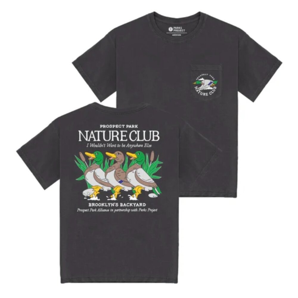 Prospect Park Alliance x Parks Project Nature Club Pocket Tee Size M